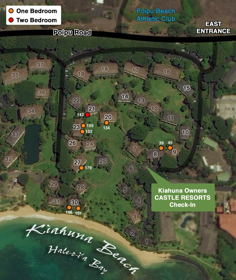 Kiahuna Plantation Resort Map